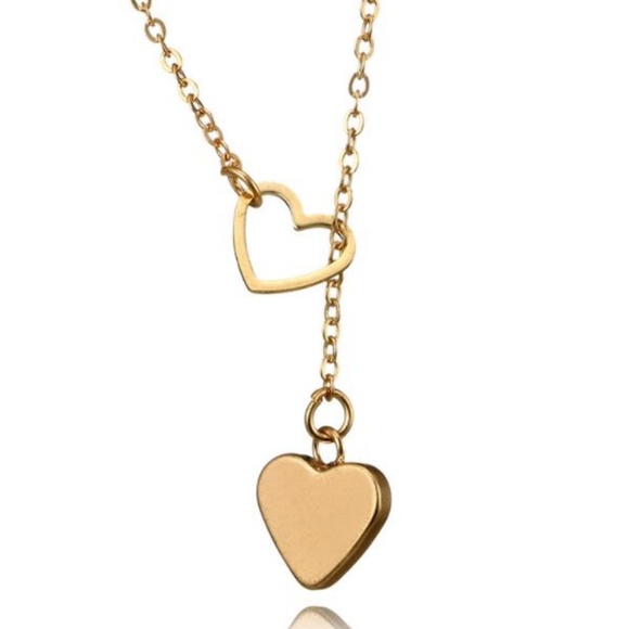 NEW heart lariat necklace - Picture 3 of 8